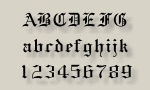 Schrift Gothic